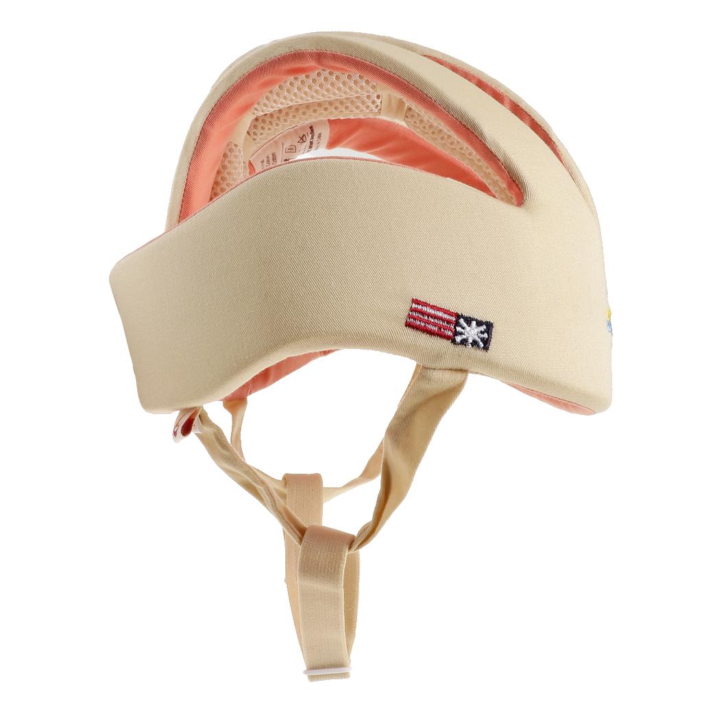 Toddler Safety Helmet Head Protection Hat Headguard Cap Type B Beige