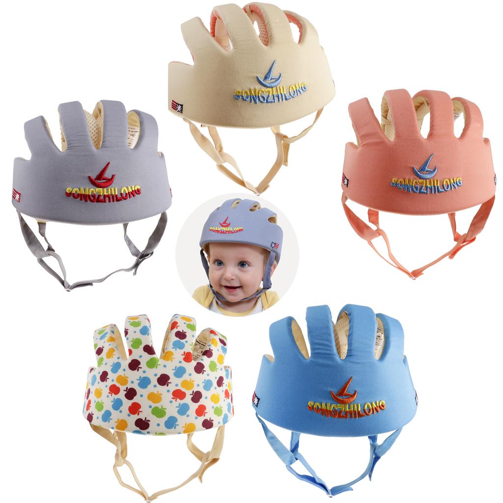 Toddler Safety Helmet Head Protection Hat Headguard Cap Type B Beige