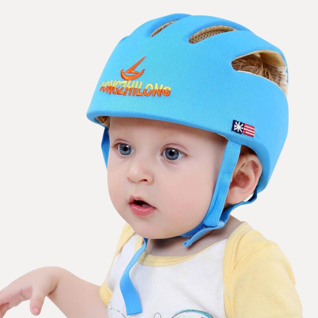 Toddler Safety Helmet Head Protection Hat Headguard Cap Type B Blue