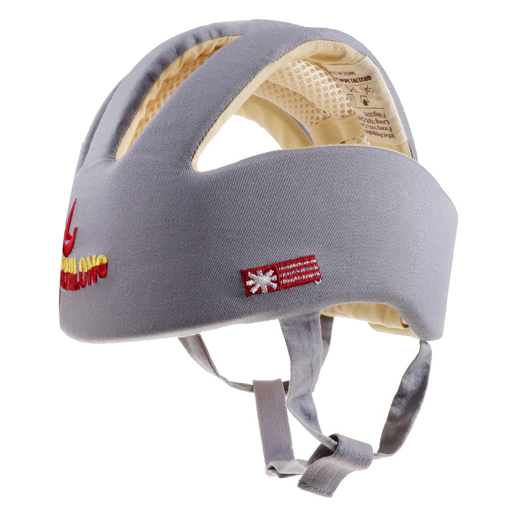 Toddler Safety Helmet Head Protection Hat Headguard Cap Type B Grey