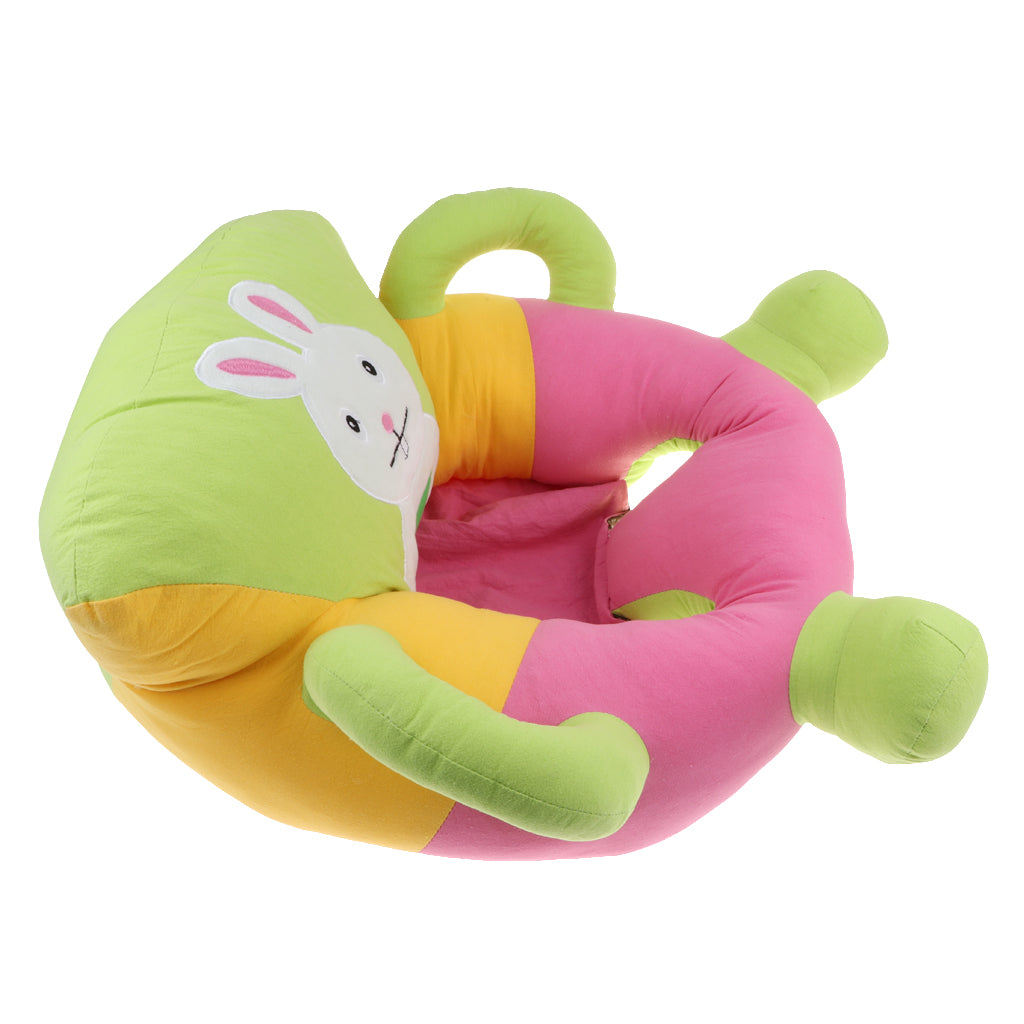 Baby Learning Chair Support Seat Baby Anti-Rollover Sofa Rabbit