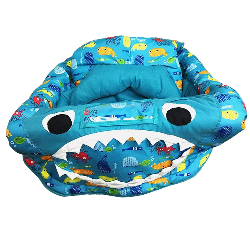 Shopping Cart Cover ,High Chair for Baby Covers ,Safety Cushion ,Shark Play Pad