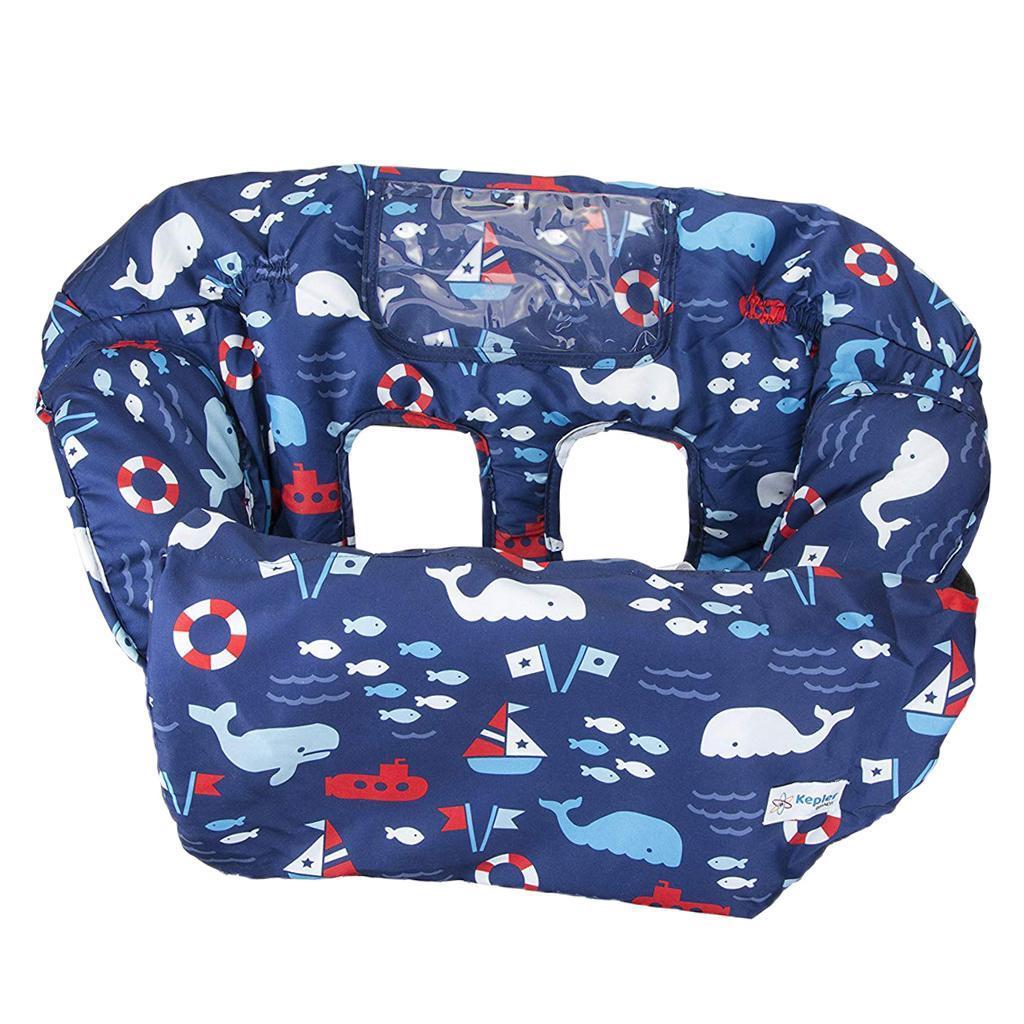 Baby Shopping Cart Seat Pad Child High Chair Cover Protector Whale