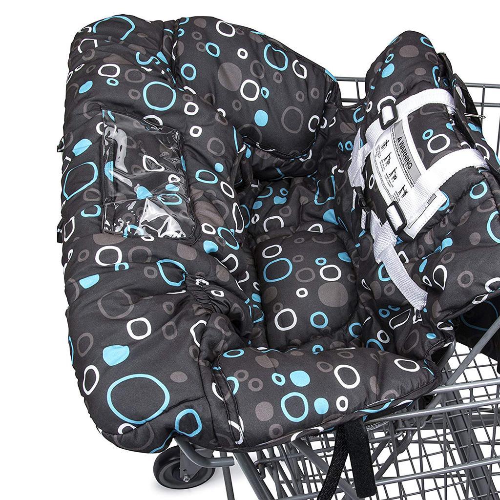 Baby Shopping Cart Seat Pad Child High Chair Cover Protector Black