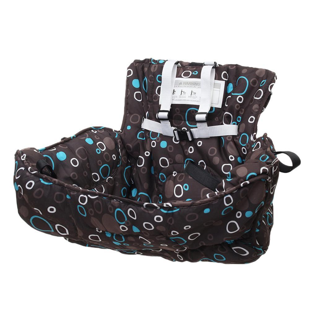 Baby Shopping Cart Seat Pad Child High Chair Cover Protector Black