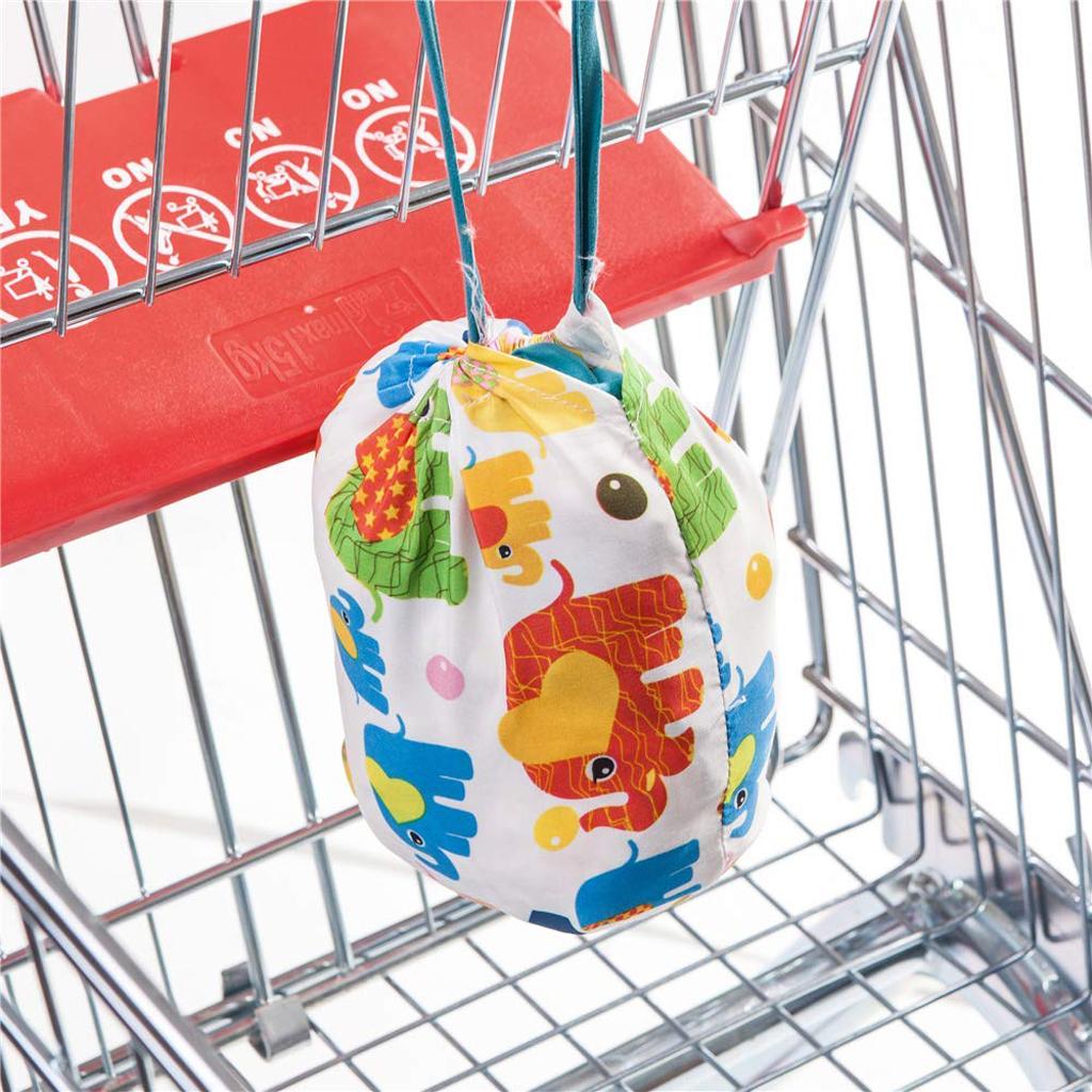 Baby Kids Shopping Cart Seat Cushion Dining Chair Cover Elephant
