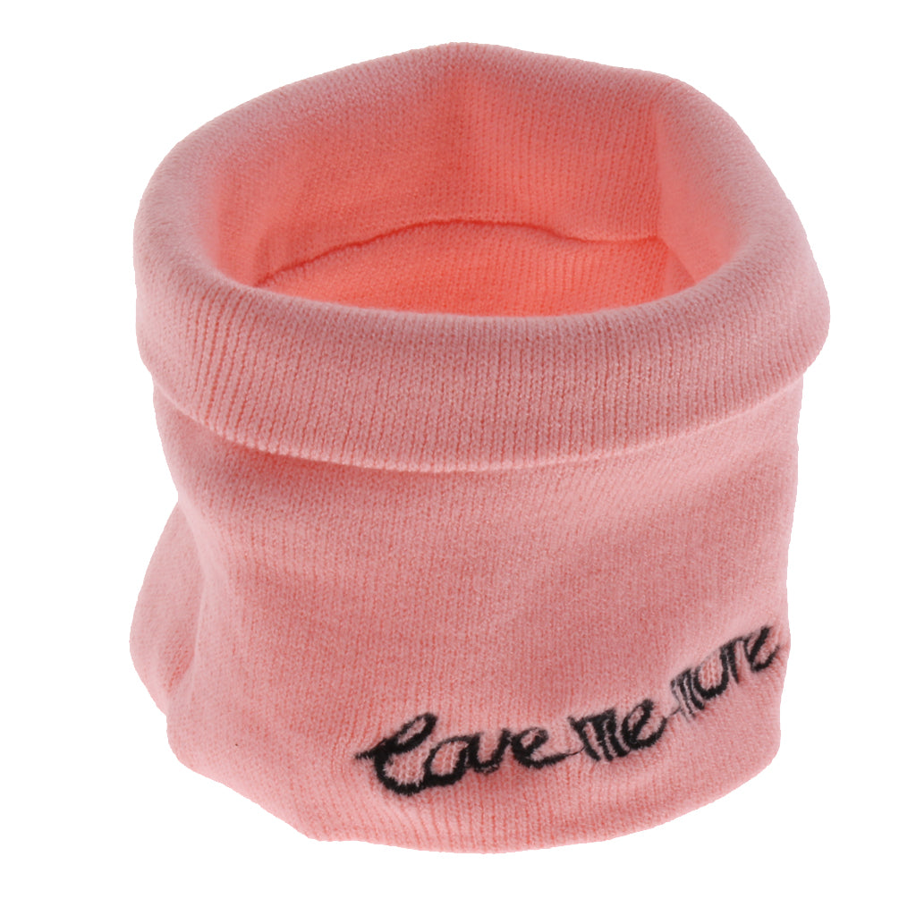 2pcs set Baby Winter Warm Knit Hat Infant Toddler Pom Beanie Cap Pink