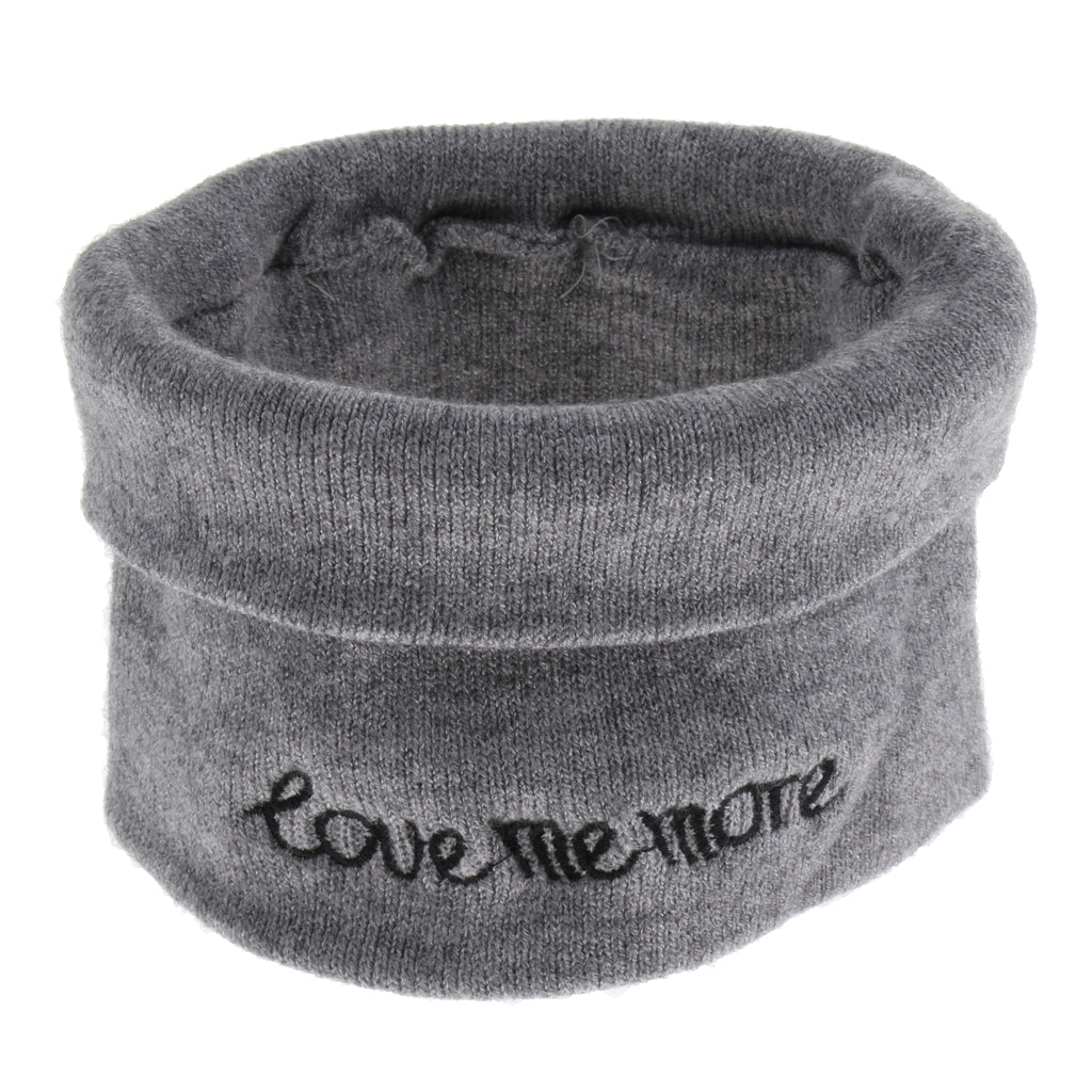 2pcs set Baby Winter Warm Knit Hat Infant Toddler Pom Beanie Cap Gray