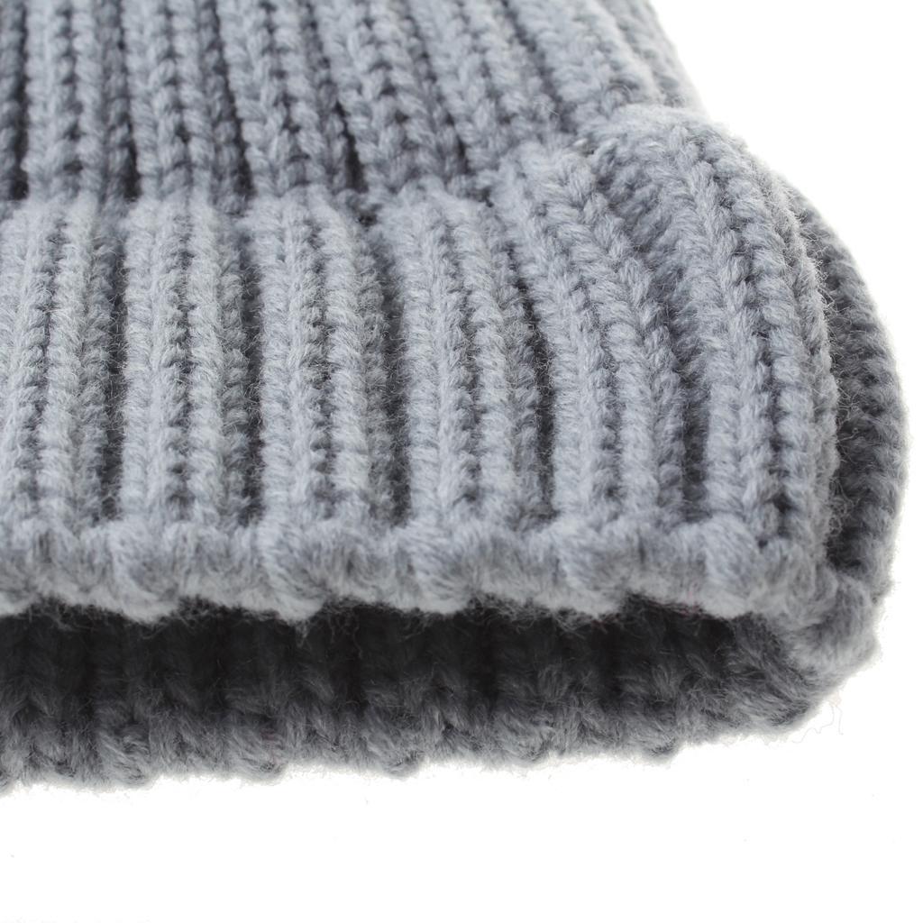 Cute Newborn Baby Girls Boys Winter Knitted Hats Warm Caps Beanies  Gray
