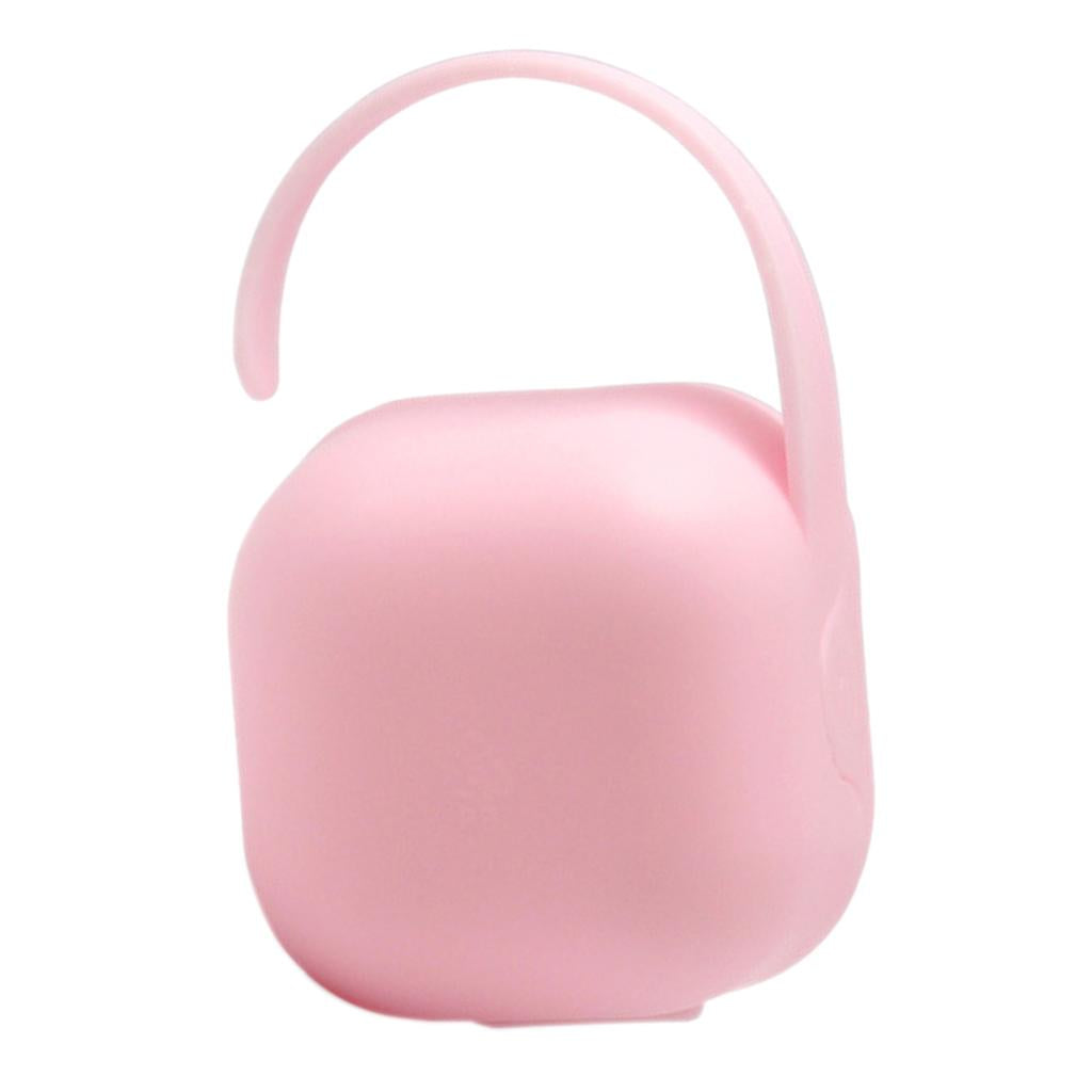 BPA-Free Nipple Shield Case & Pacifier Storage Box Pink