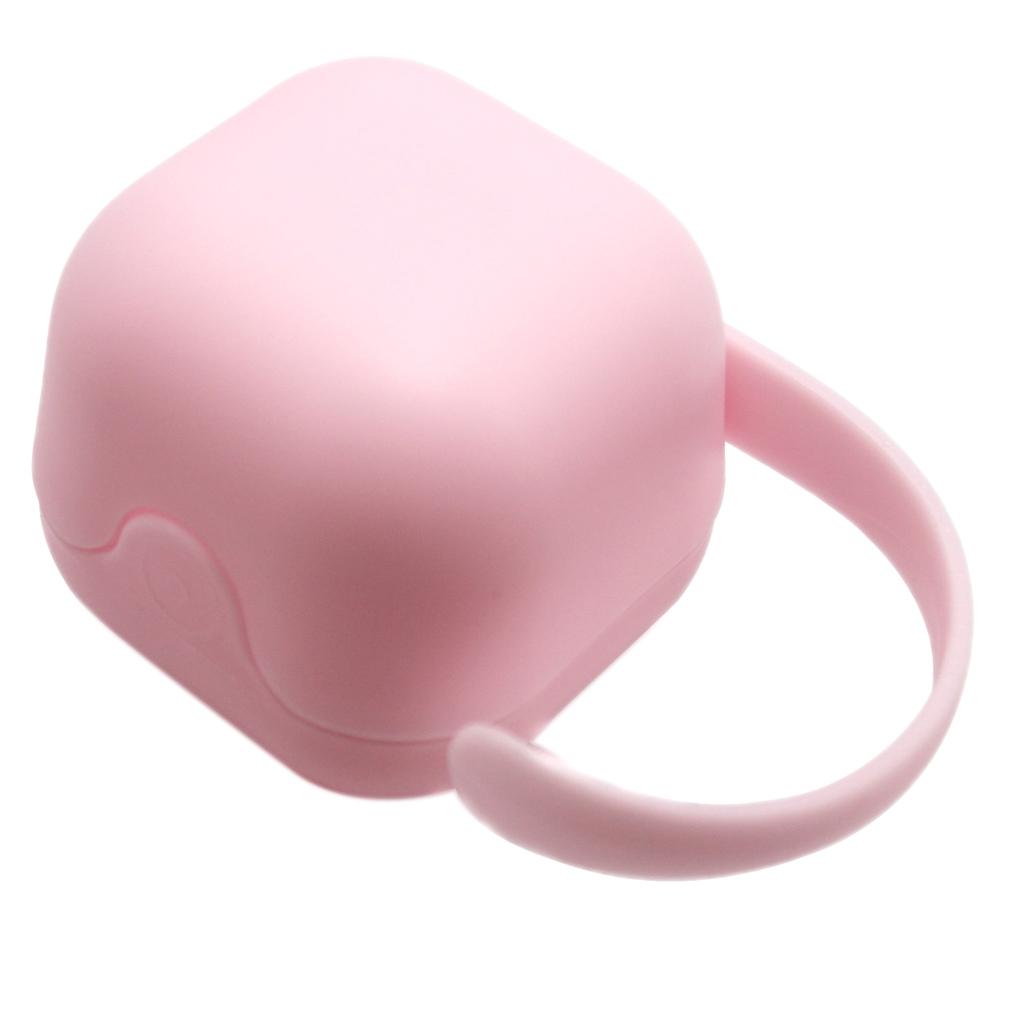 BPA-Free Nipple Shield Case & Pacifier Storage Box Pink