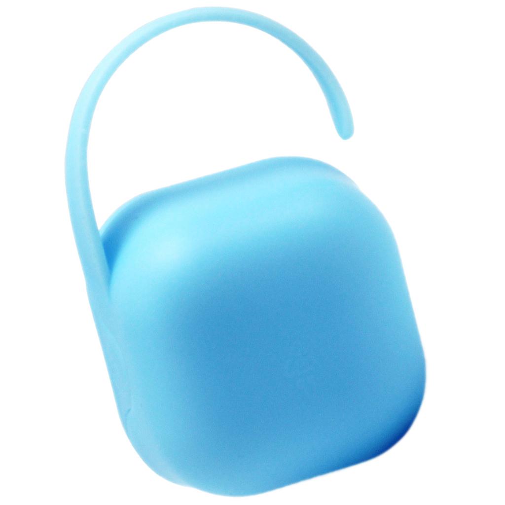BPA-Free Nipple Shield Case & Pacifier Storage Box Blue