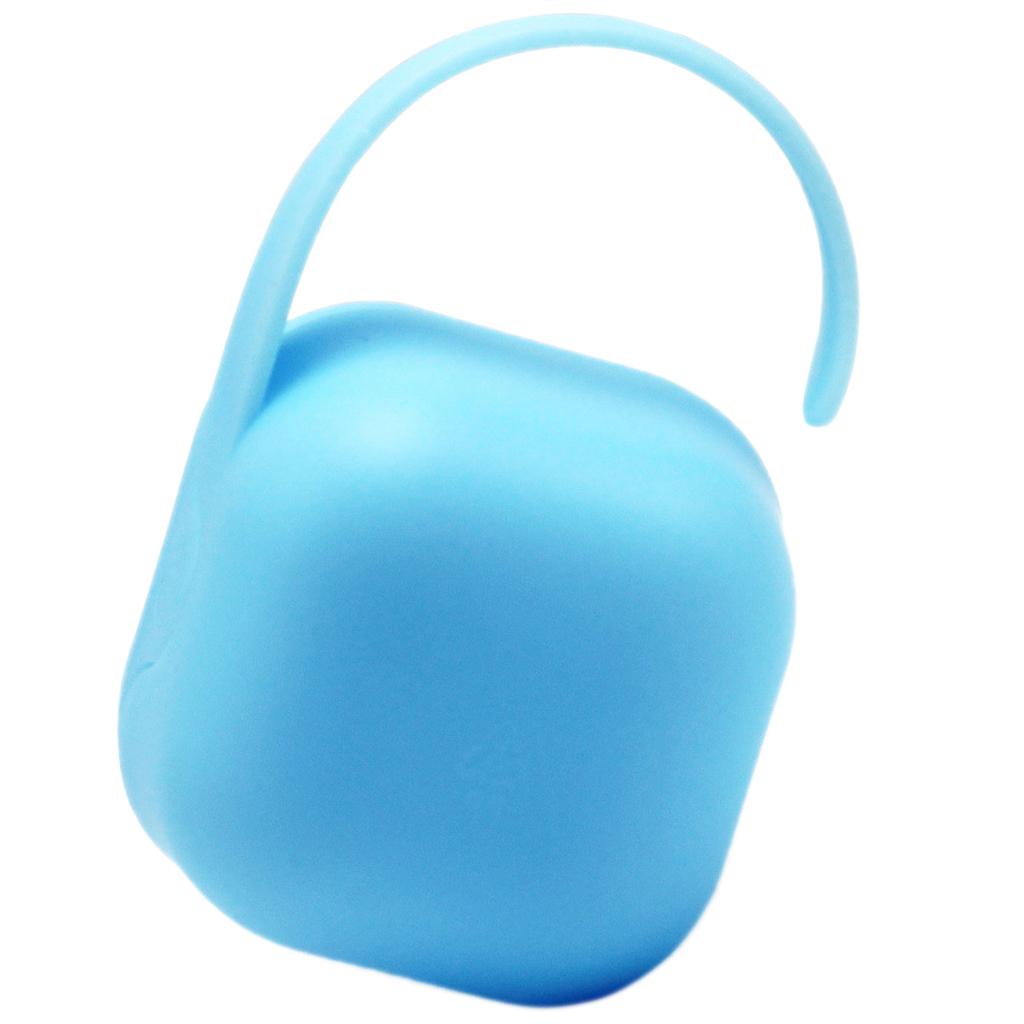 BPA-Free Nipple Shield Case & Pacifier Storage Box Blue
