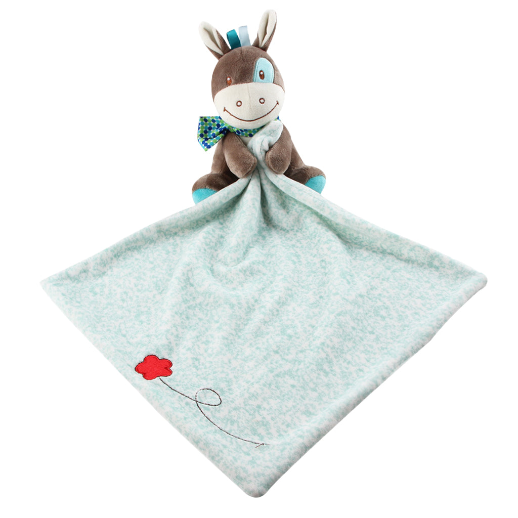 Baby Animals Security Blanket Plush Comforter Sleep Stuffed Toy Deer