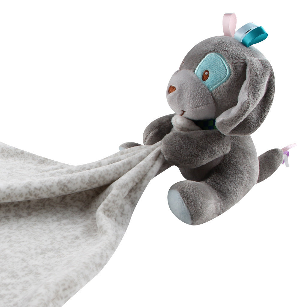 Baby Animals Security Blanket Plush Comforter Sleep Stuffed Toy