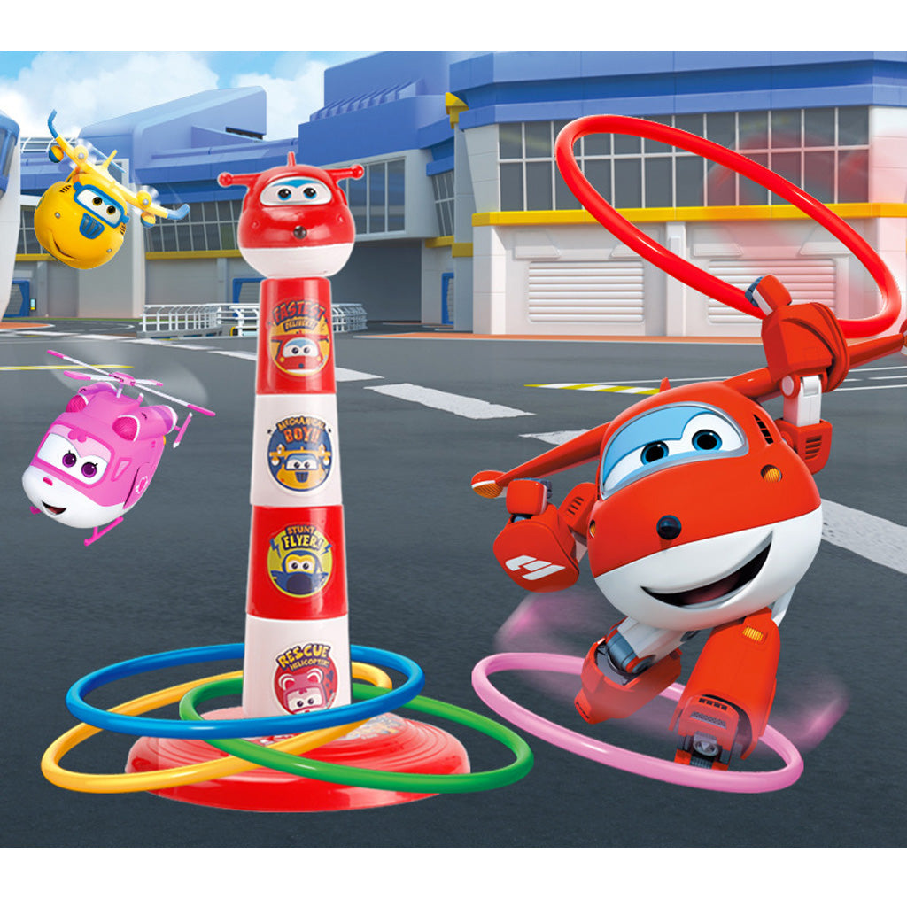 Super Wings Animation Ring Toss Champion Sports Toy Kids Indoor Fun