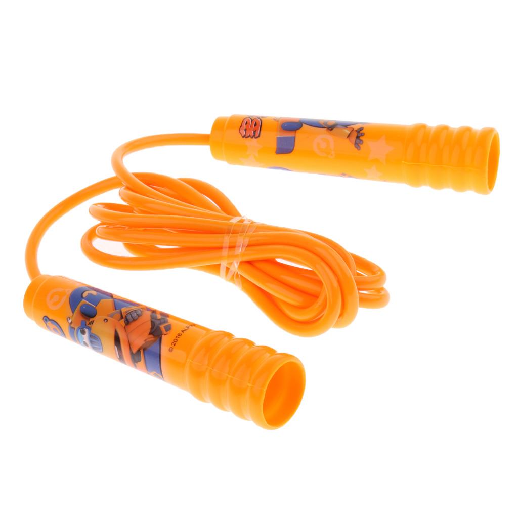 Super Wings Cartoon PVC Speed Jump Skipping Rope Outdoor Sport Good Toy Donnie