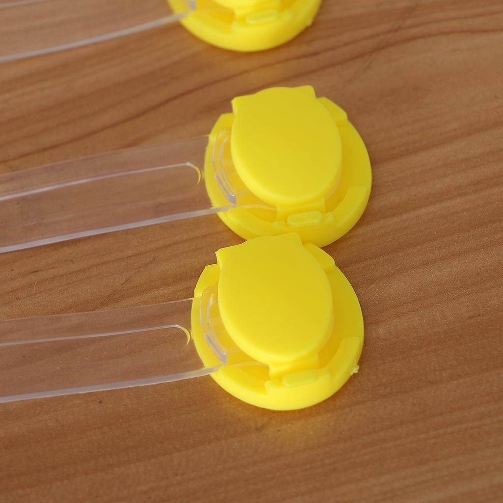 10Pcs Multi-Functional Baby-Proof Safety Lock for Cabinets Drawers Yellow