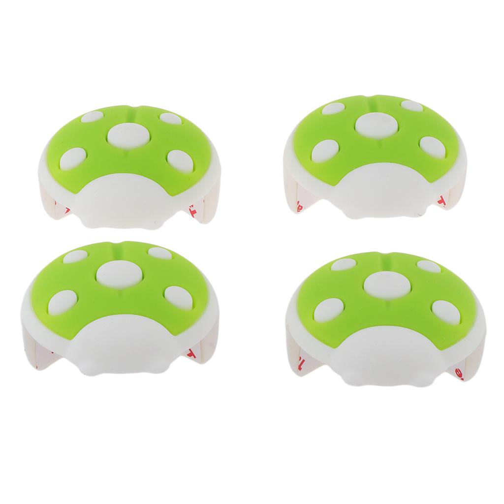 4Pcs Cartoon Corner Protector Edge Corners Guard for Baby Safety  Green