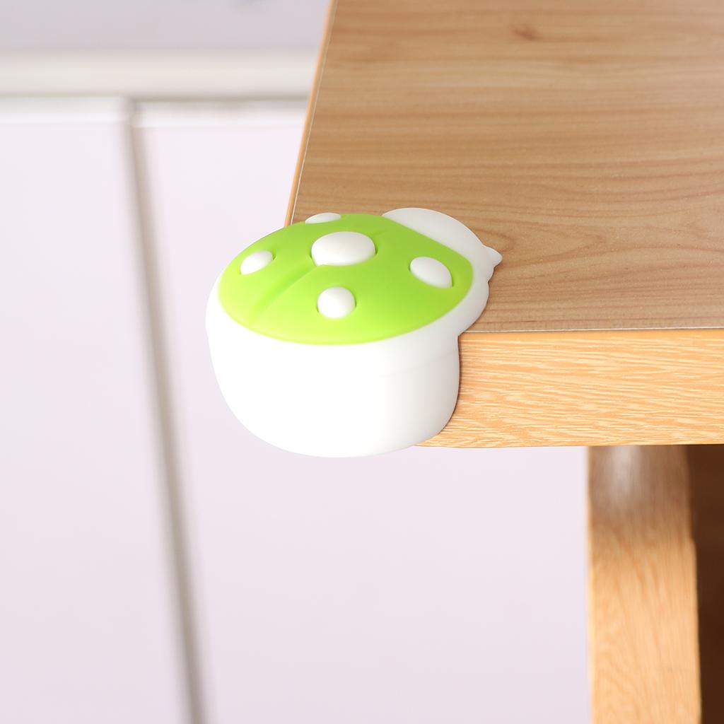 4Pcs Cartoon Corner Protector Edge Corners Guard for Baby Safety  Green