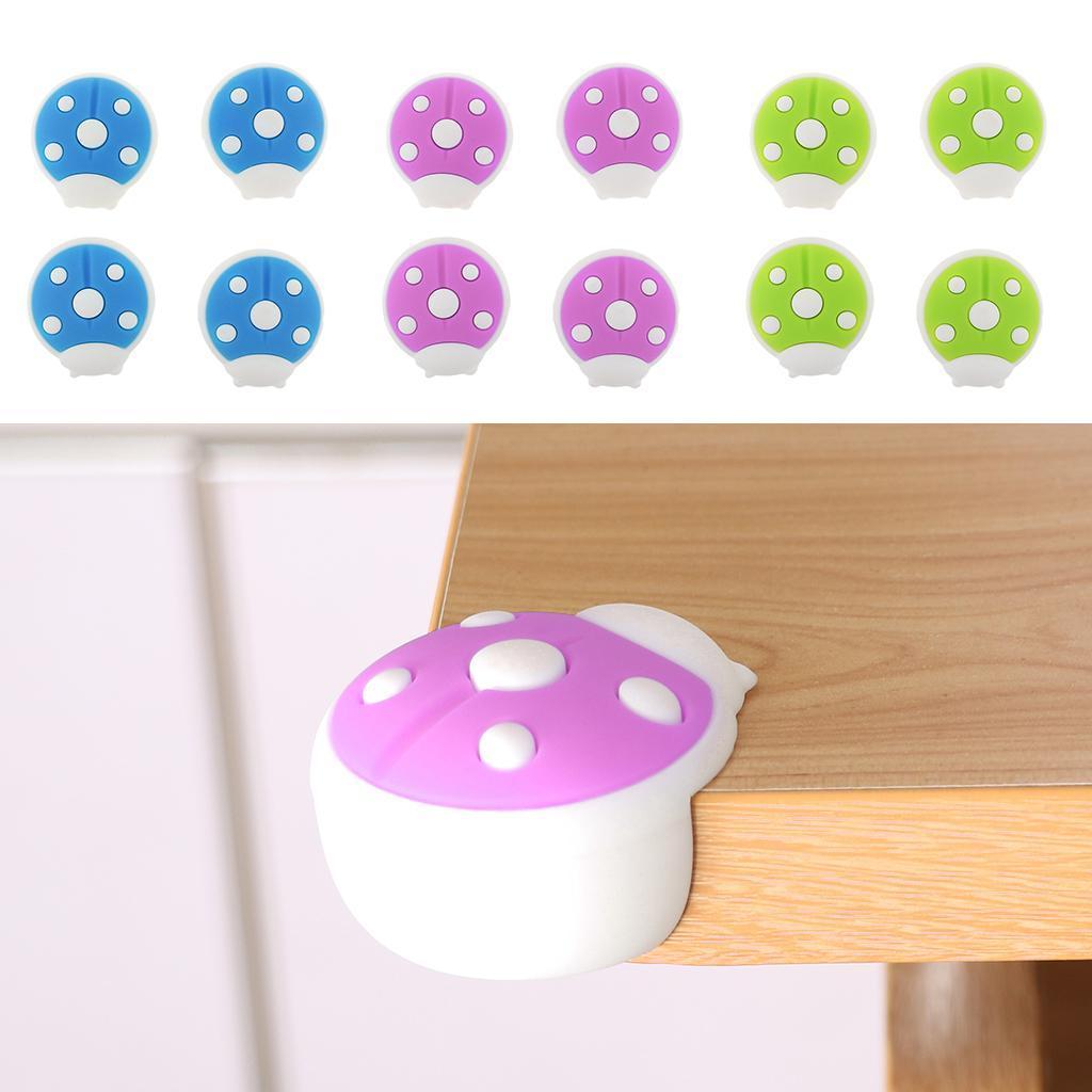 4Pcs Cartoon Corner Protector Edge Corners Guard for Baby Safety  Green