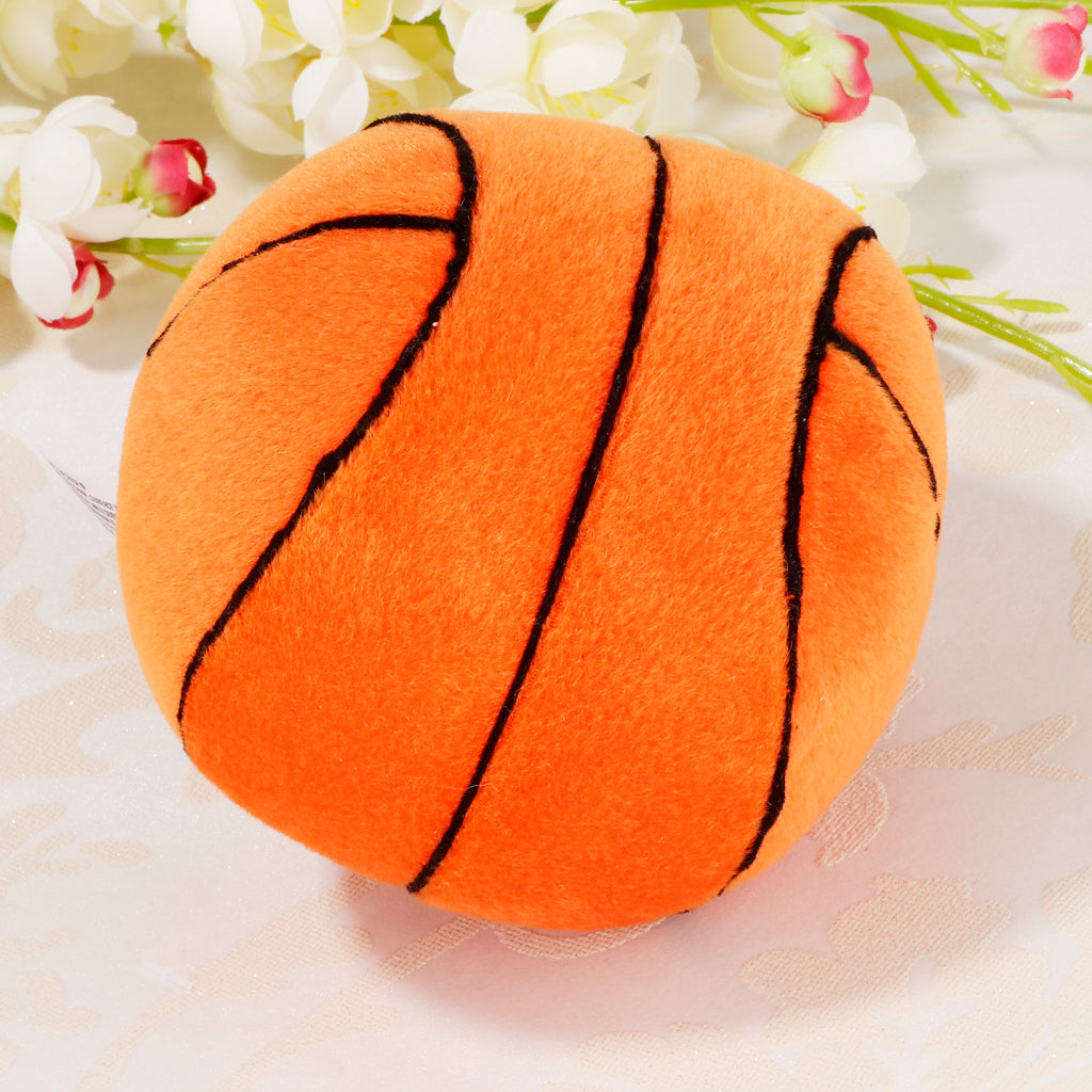 Kids Plush Non-toxic Sound Control Sports Ball Beating Toy Basketball