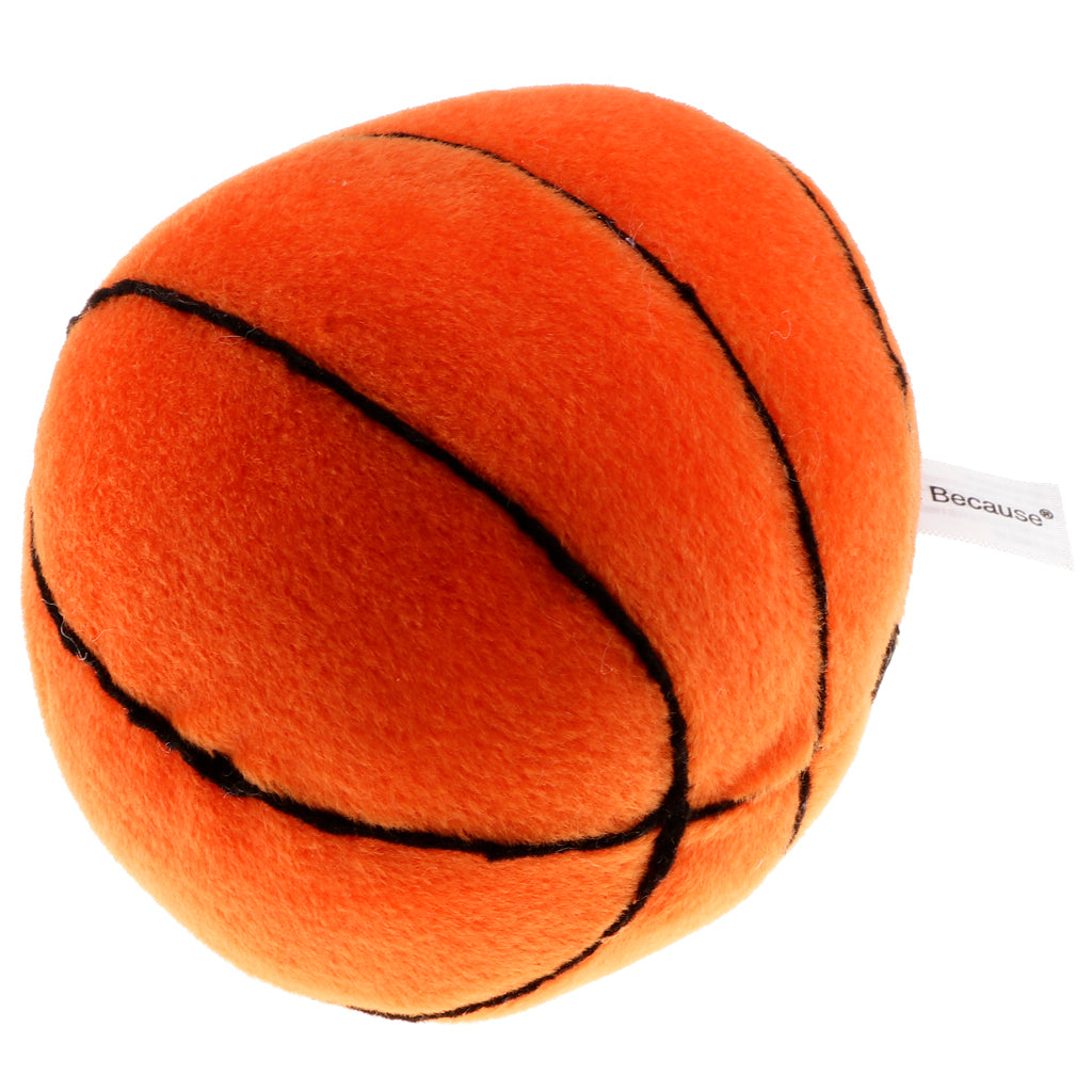 Kids Plush Non-toxic Sound Control Sports Ball Beating Toy Basketball