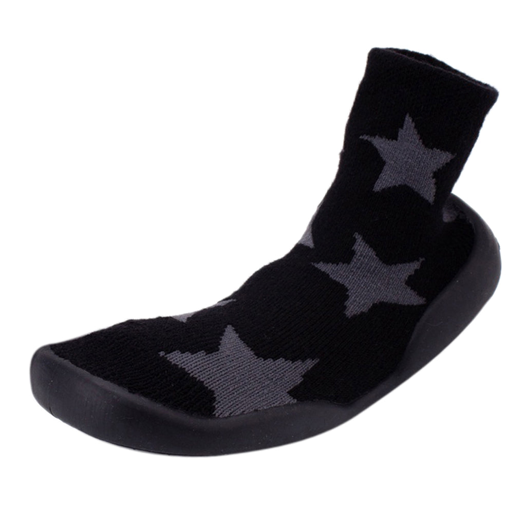 Baby Toddler Cotton Sock Shoes Anti Slip Sole Inner14cm(18-24M) Star Pattern