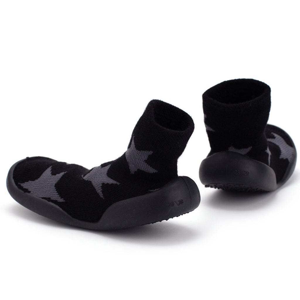 Baby Toddler Cotton Sock Shoes Anti Slip Sole Inner15cm(24-30M) Star Pattern