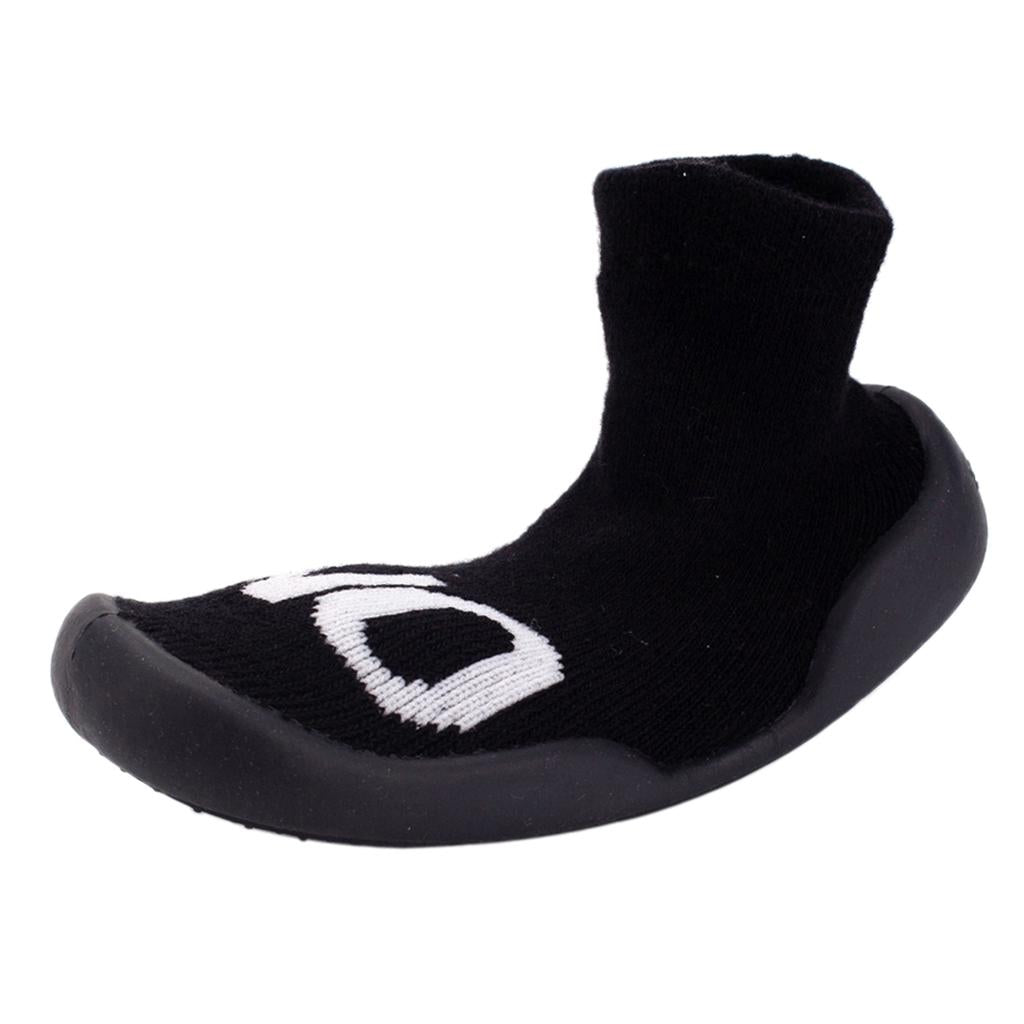 Baby Toddler Cotton Sock Shoes Anti Slip Sole Inner15cm(24-30M) Letter