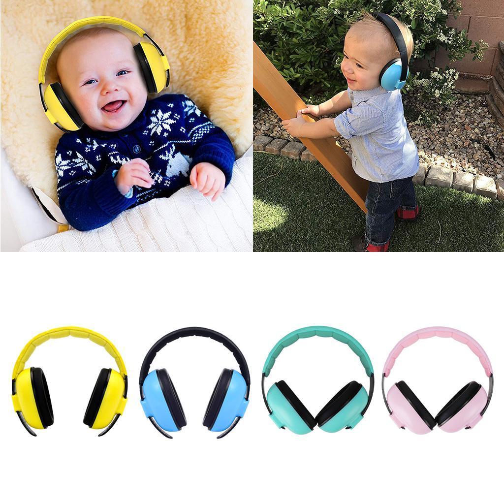 Newborn Baby Children Ear Defenders Earmuffs Hearing Protection Yellow