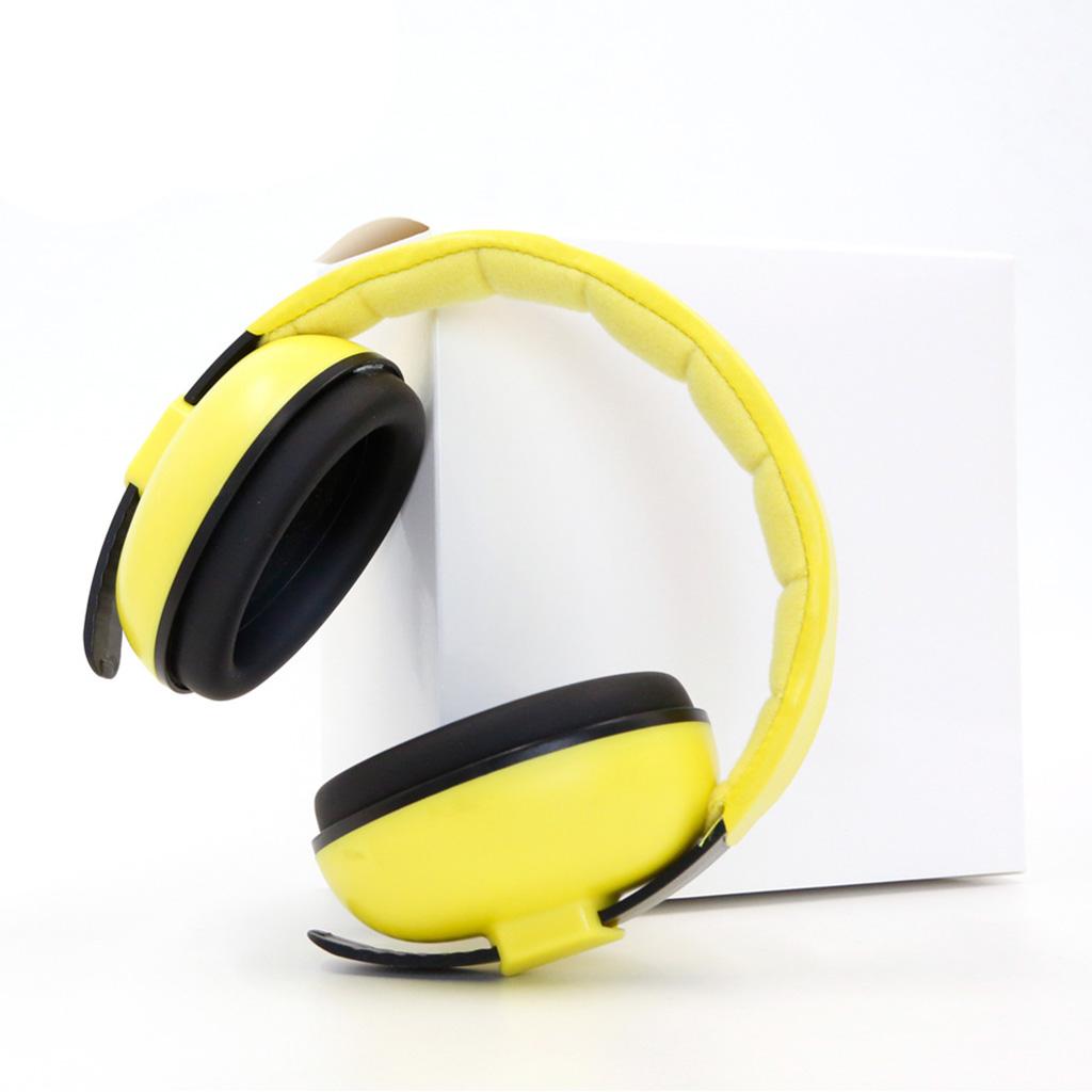 Newborn Baby Children Ear Defenders Earmuffs Hearing Protection Yellow