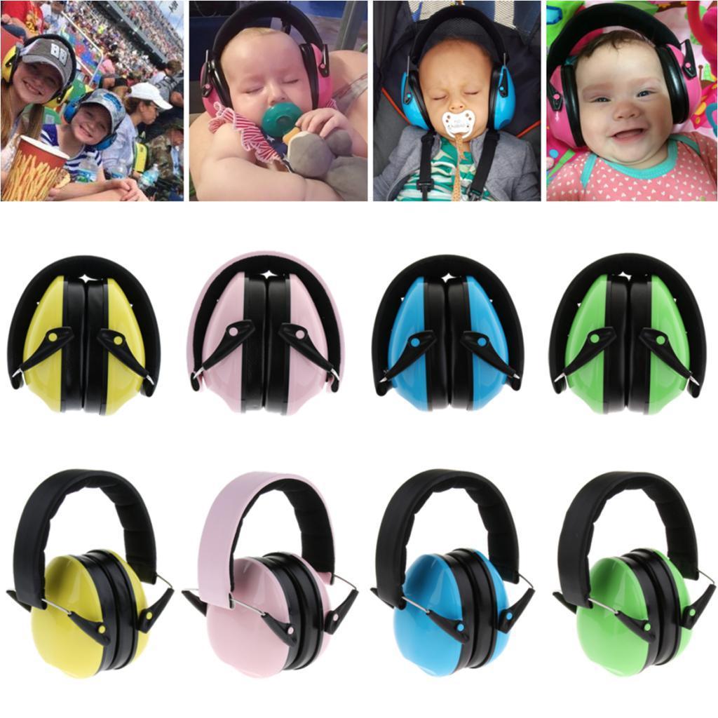 Babies Kids Ear Muff Defenders Noise Reduction Festival Protection Pink