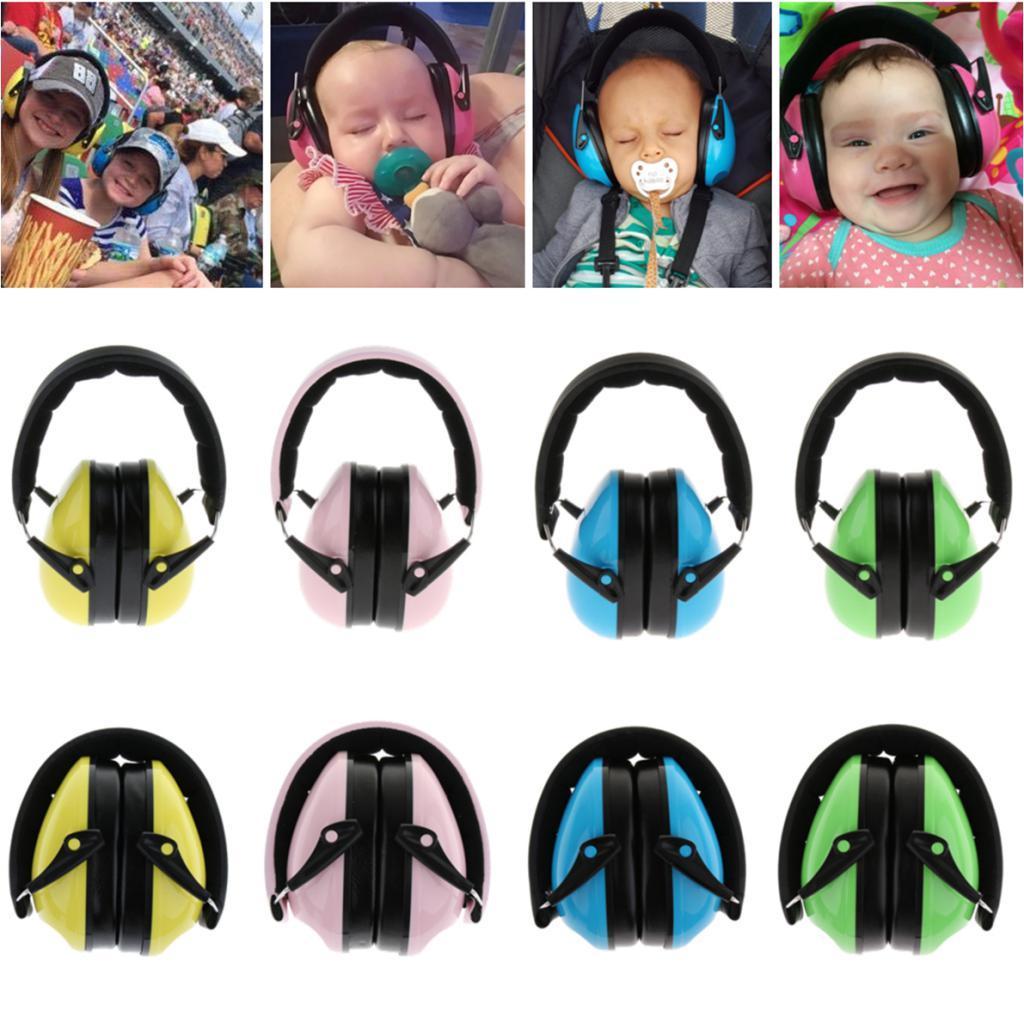 Babies Kids Ear Muff Defenders Noise Reduction Festival Protection Pink