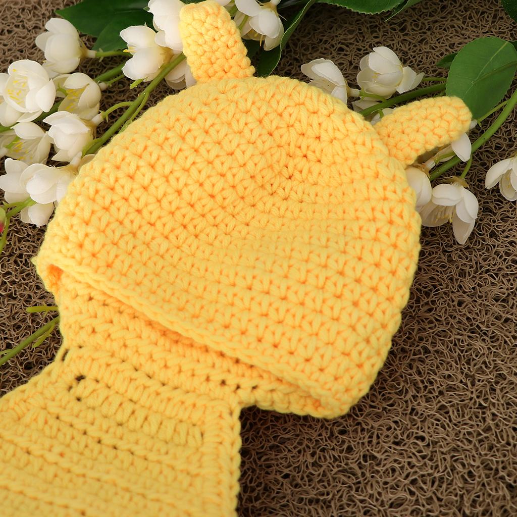 Crochet Costume Knitted Hats Outfits Newborn Photography Props Snail