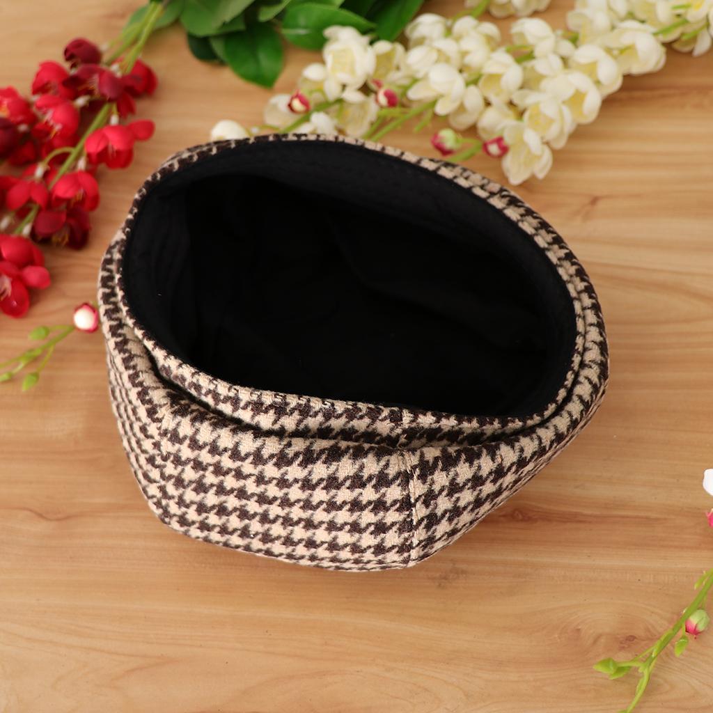 Baby Kids Beret Hat Toddler Cotton Soft Warm Plain Cap 1-3Year Brown