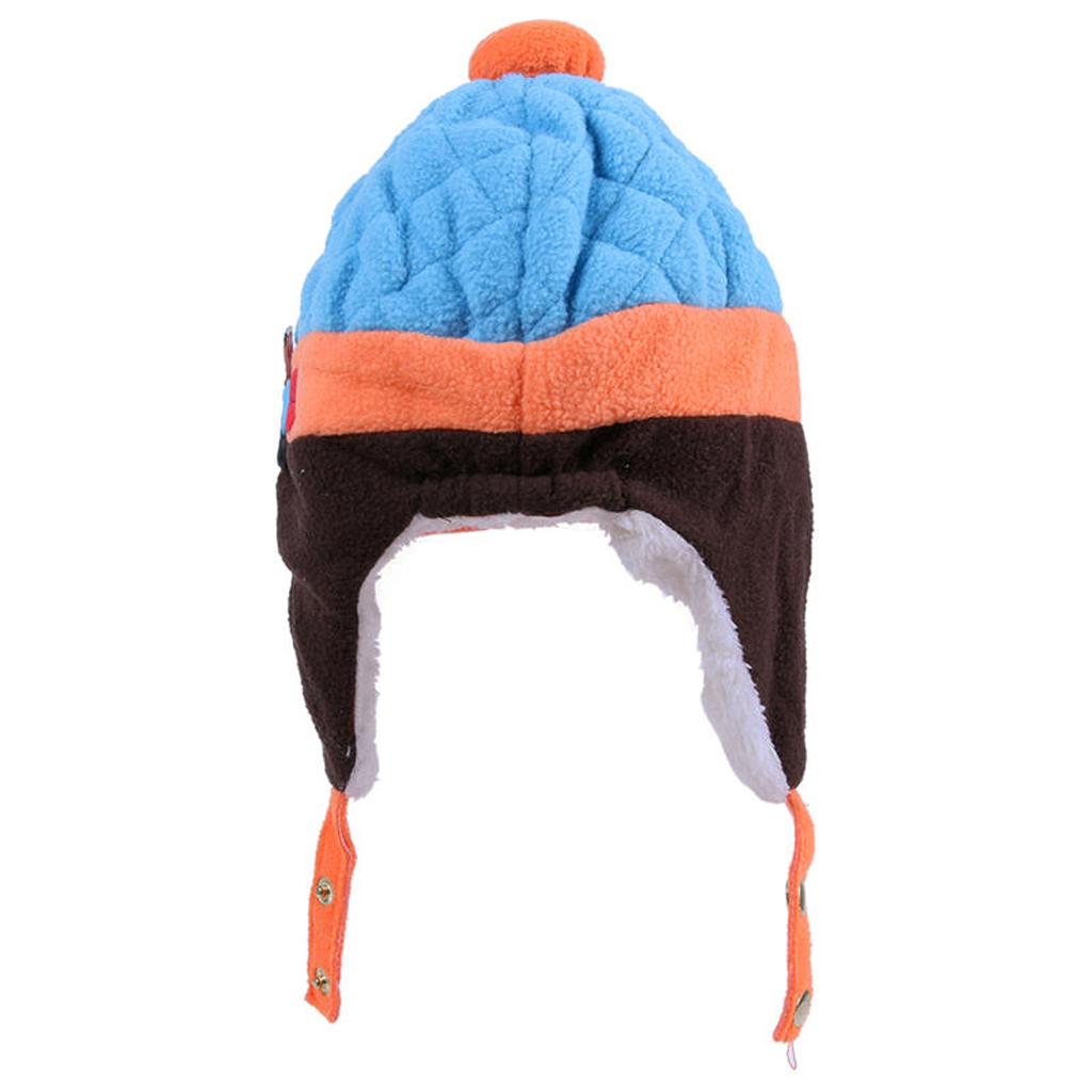 Baby Boys Girls Kids Winter Pilot Aviator Warm Cap Hat Earflap Beanie Blue