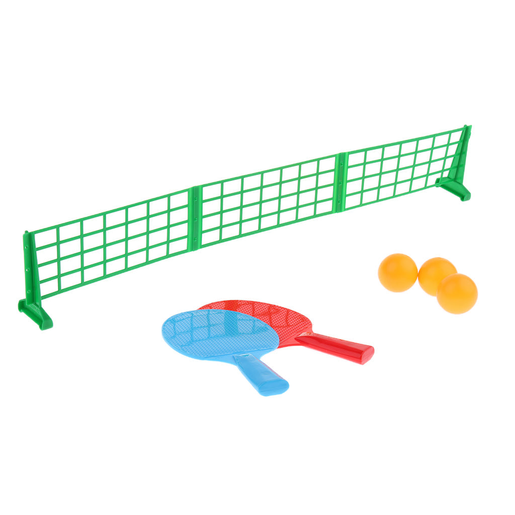 DIY Net Board Plastic Ping-pong Ball Table Tennis Set Kids Sports Game Toy