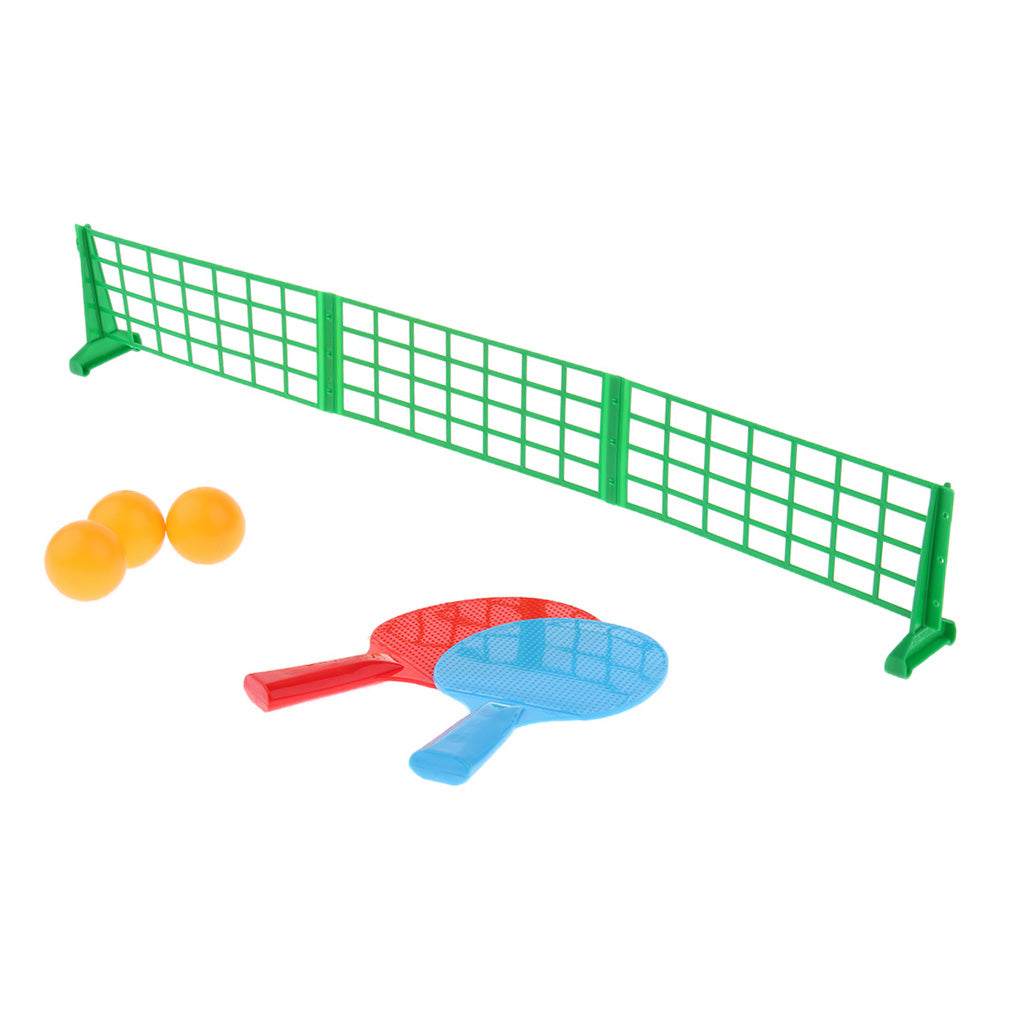 DIY Net Board Plastic Ping-pong Ball Table Tennis Set Kids Sports Game Toy