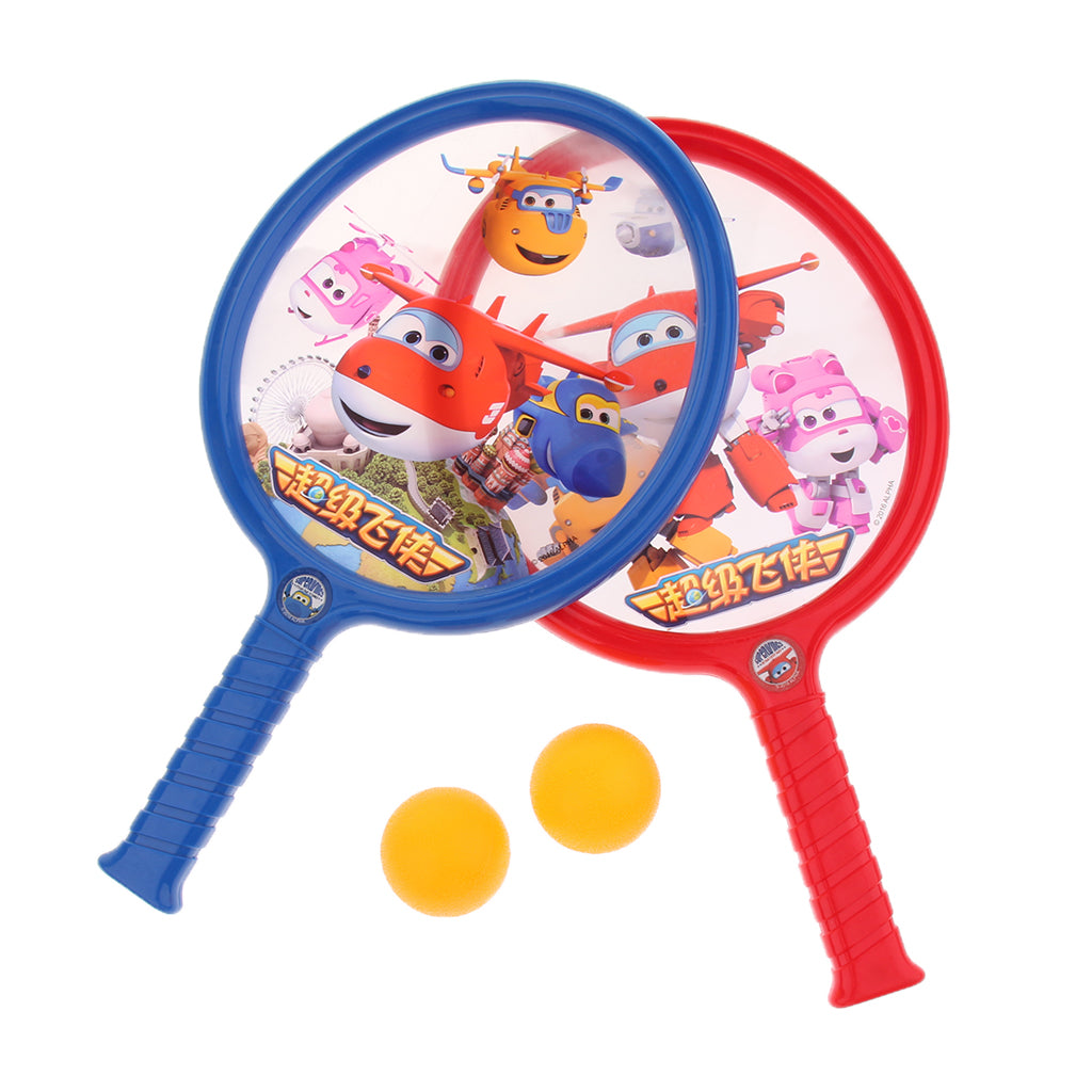 Super Wings Ping-pong Ball Table Tennis Racket Children Sports Fitness Toy