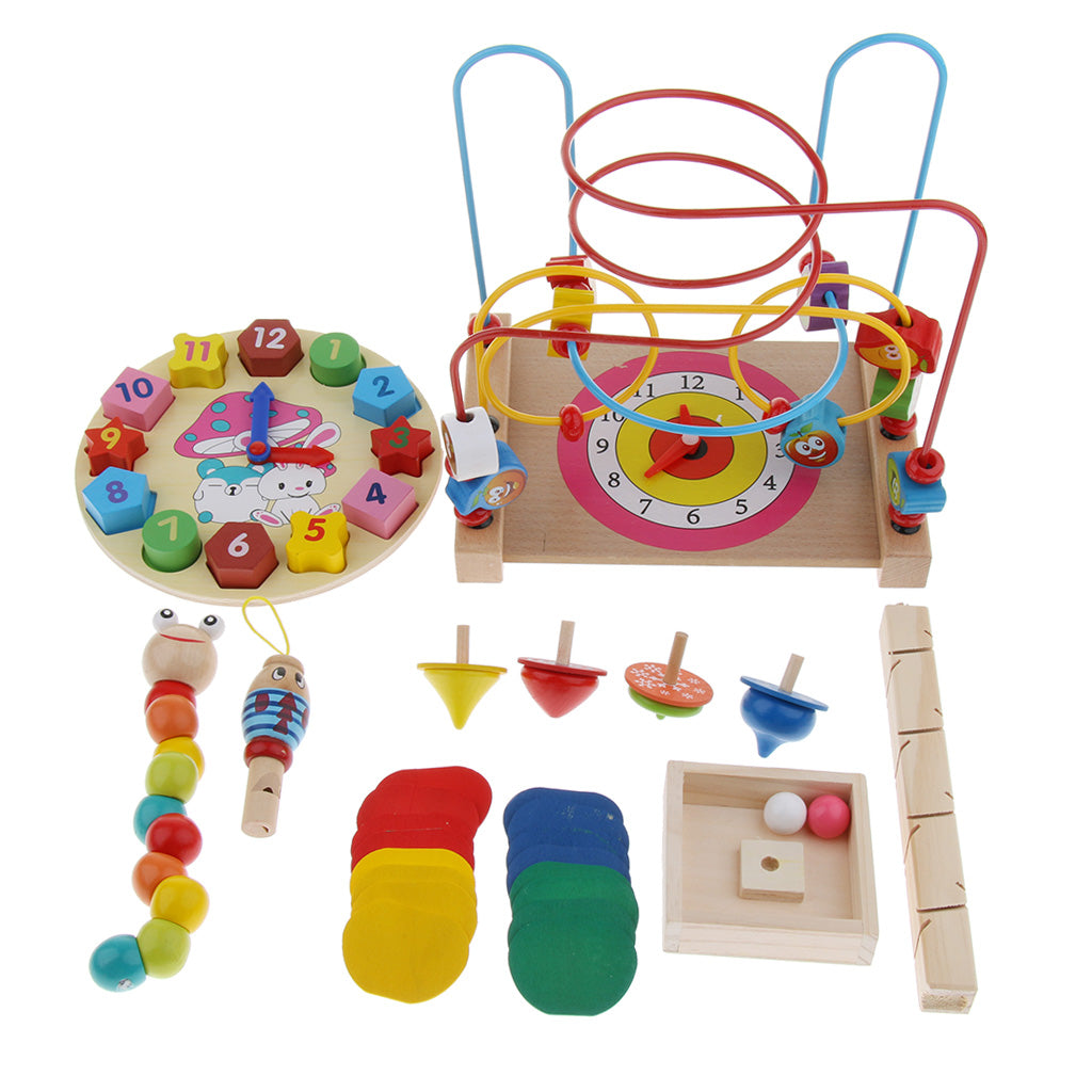 Chidren Small Piano Around Beads Musical Instrument Education Toys Style 2