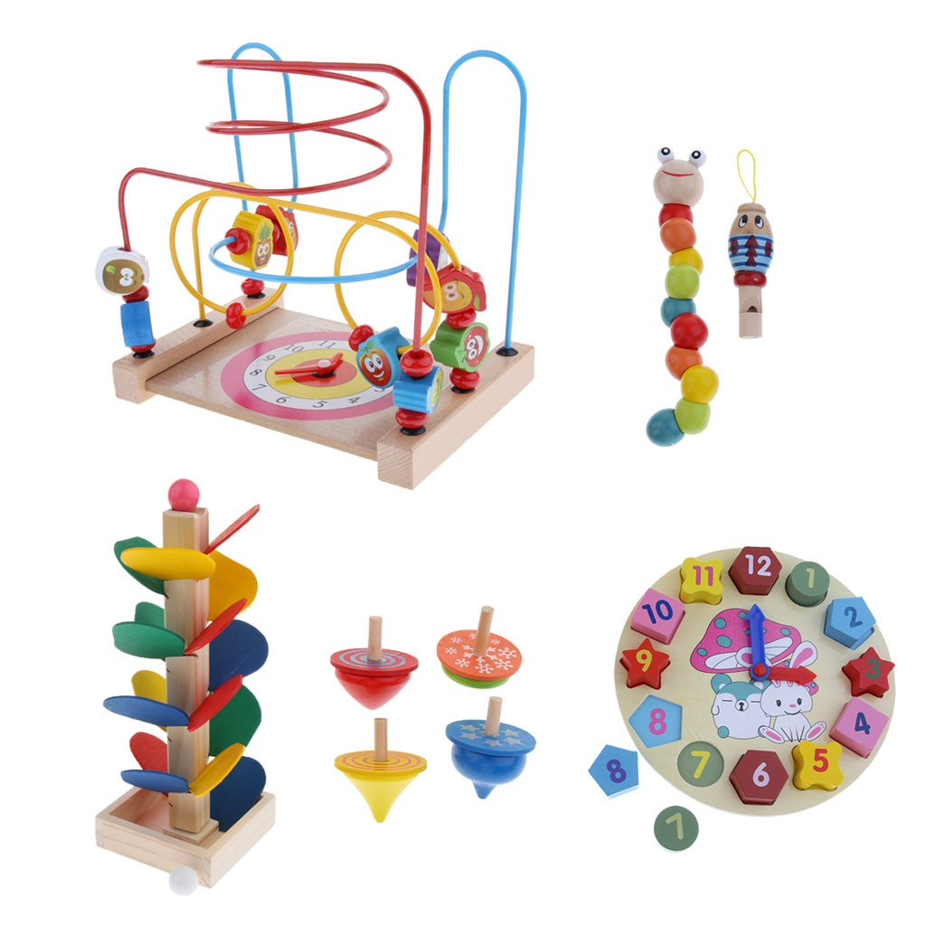 Chidren Small Piano Around Beads Musical Instrument Education Toys Style 2