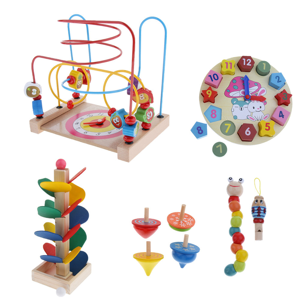 Chidren Small Piano Around Beads Musical Instrument Education Toys Style 2