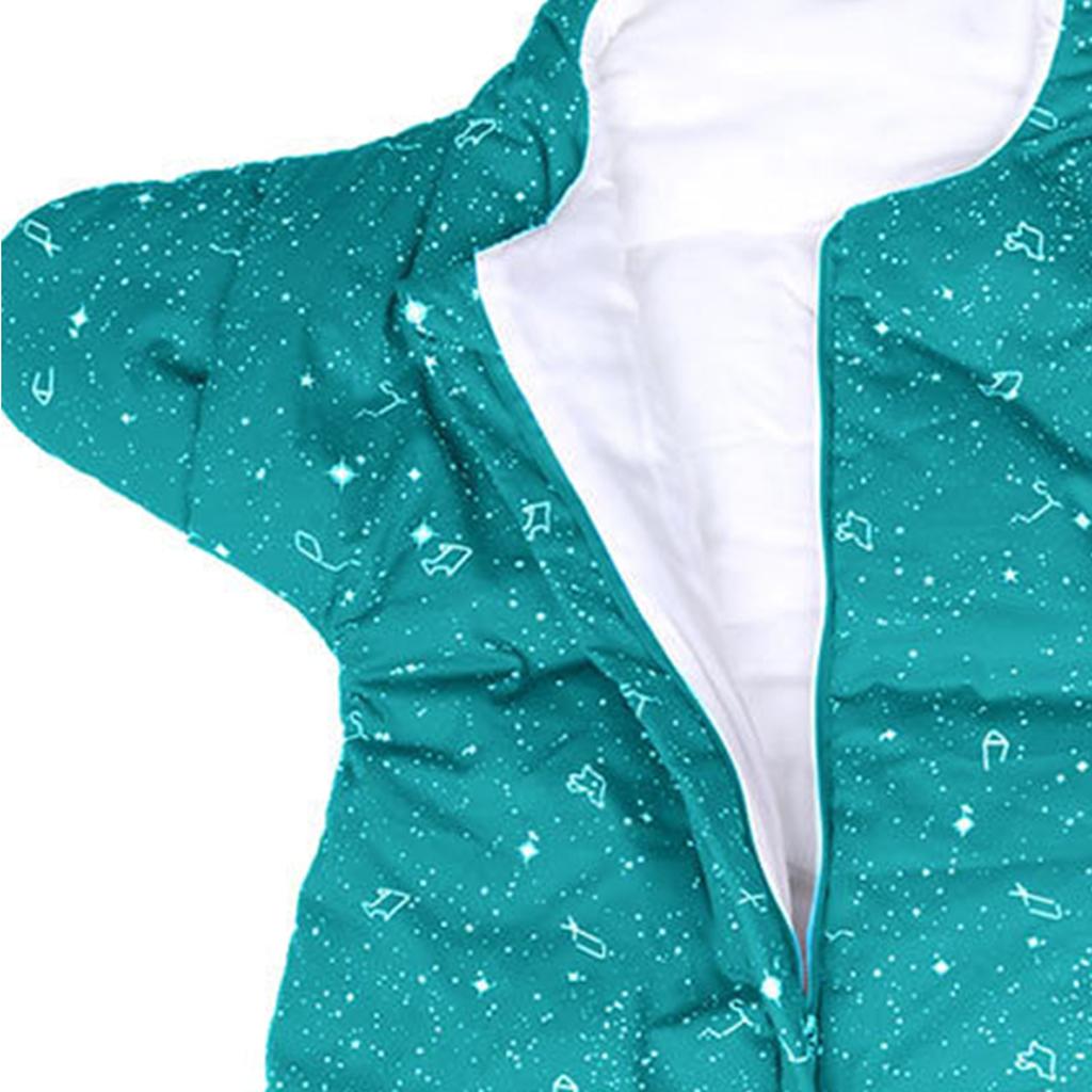 Newborn Infant Sleeping Bag Baby Starfish Swaddle Blanket Sleep Bed Wrap 6-20Months Green