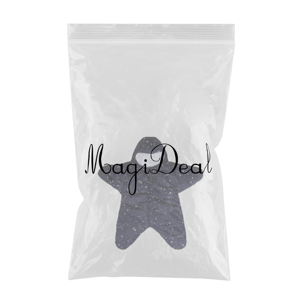 Newborn Infant Sleeping Bag Baby Starfish Swaddle Blanket Sleep Bed Wrap 0-8Months Blue
