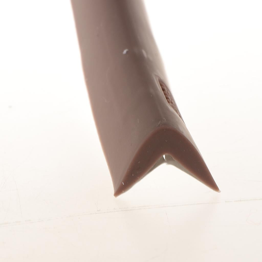 2pcs Furniture Edge & Corner Guards 1.64ft Safe Edge Bumper Guard Coffee
