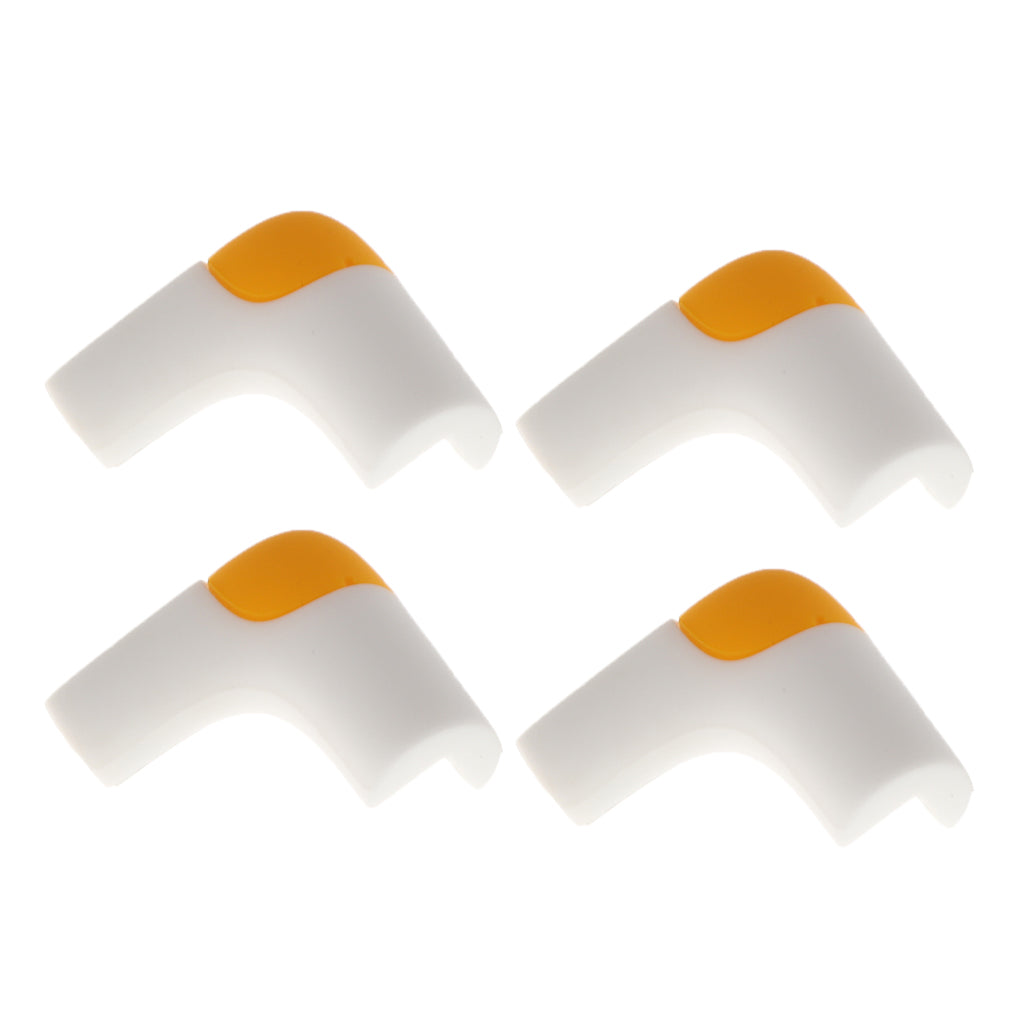 Pack of 4 Baby Proofing Edge & Corner Guards Corner Protector T Shape Yellow
