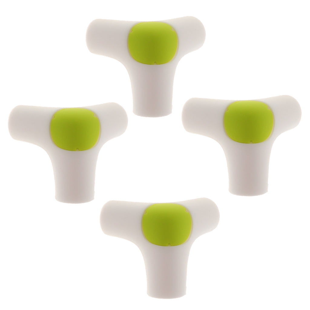 Pack of 4 Baby Proofing Edge & Corner Guards Corner Protector T Shape Green