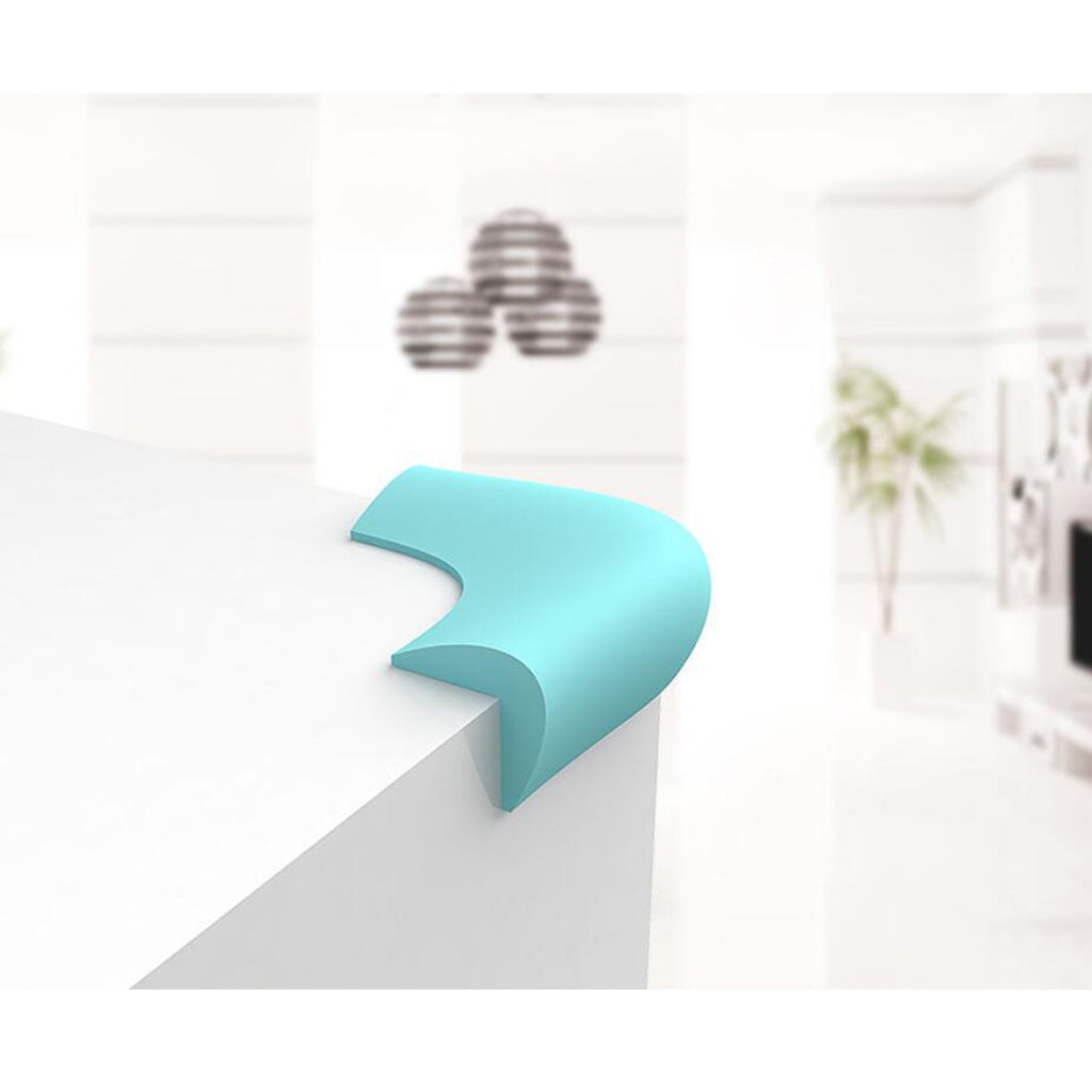 Pack of 4 Baby Proofing Edge & Corner Guards Corner Protector Mint Green