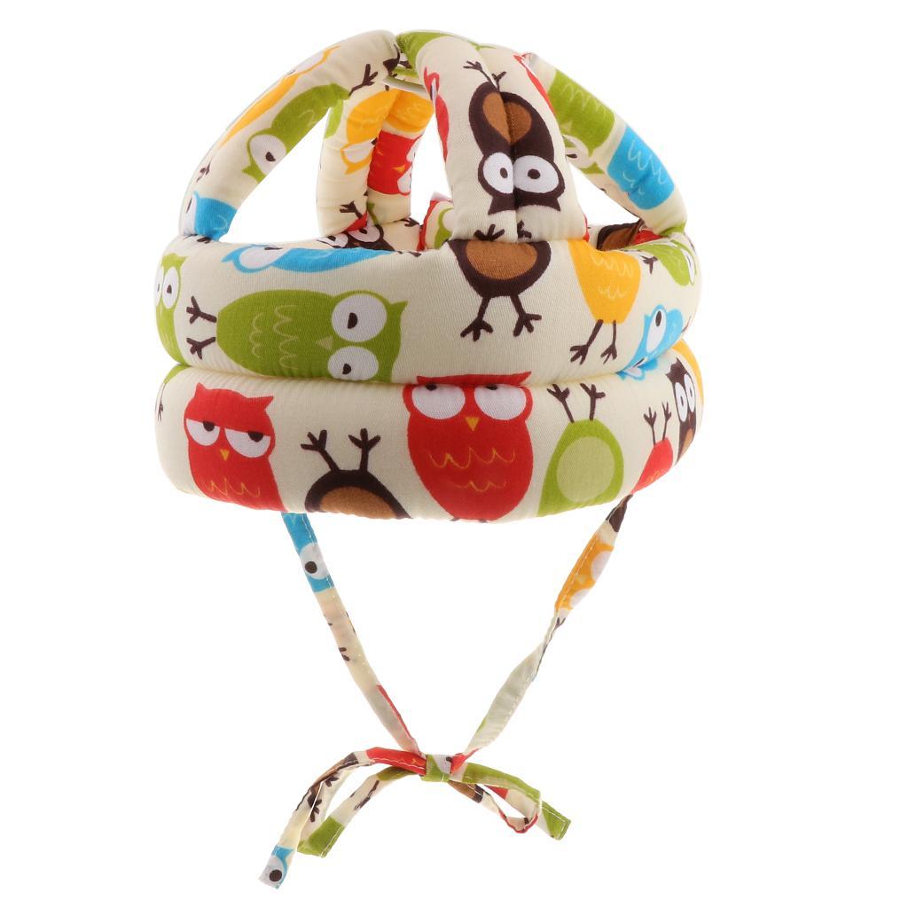 Toddler Safety Helmet Head Protection Hat Headguard Cap Owl